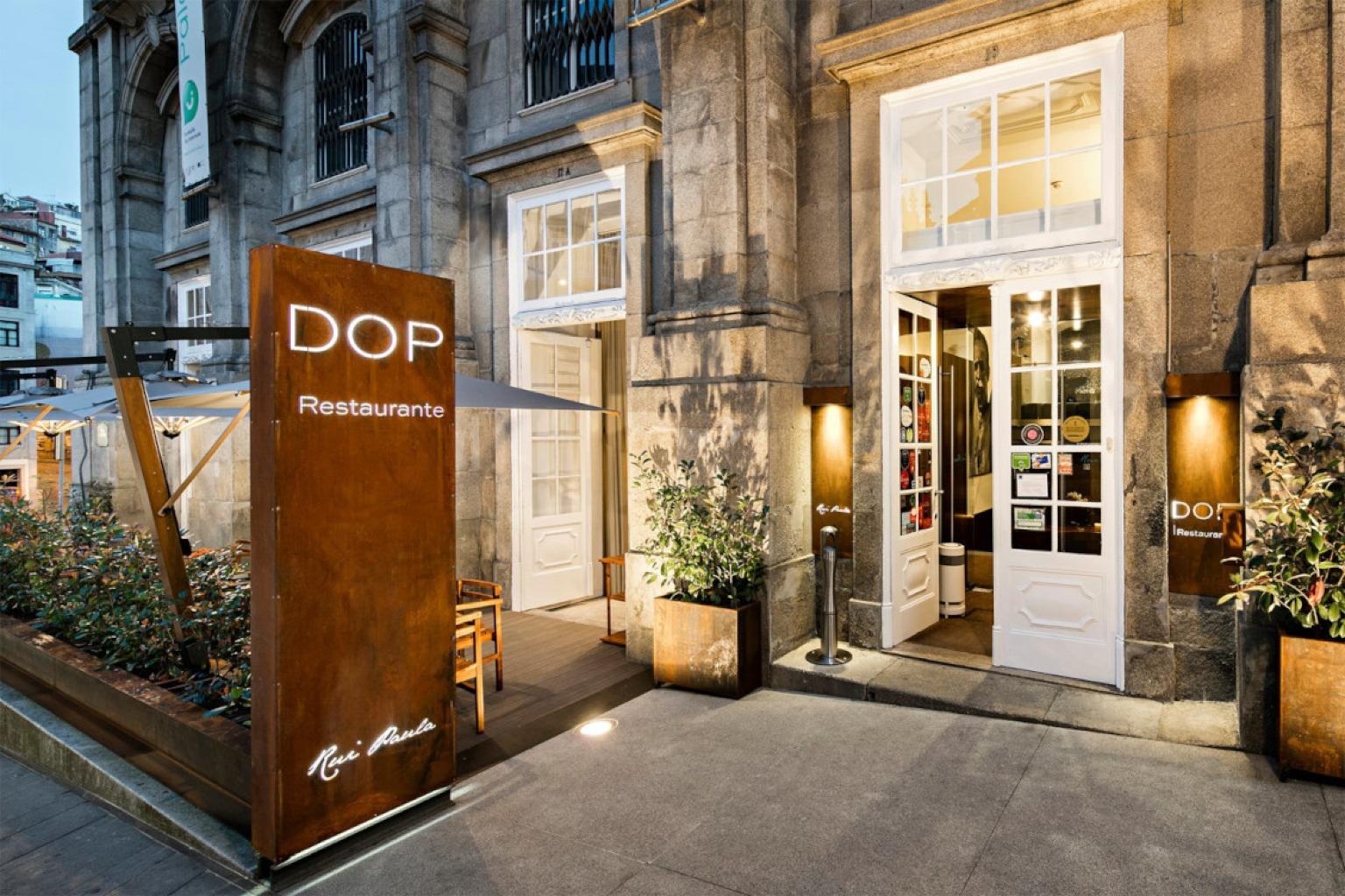 DOP restaurant offers classic Portuguese cuisine by Chef Rui Paula in Oporto's historic center. Opened in 2010, it serves local specialties.