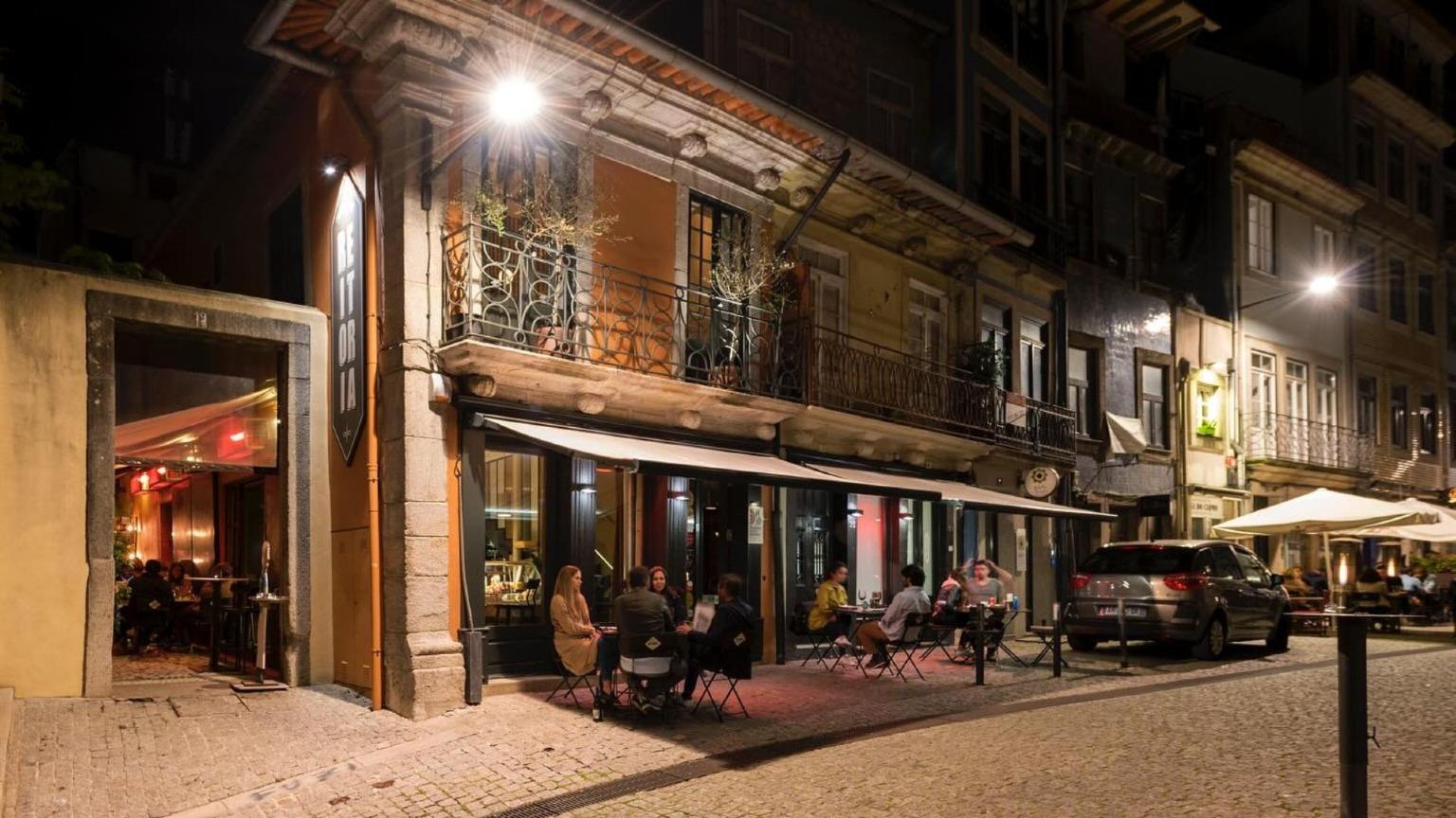 Reitoria, in Porto, offers a refined steakhouse and wine bar experience with cozy terraces and elegant decor.