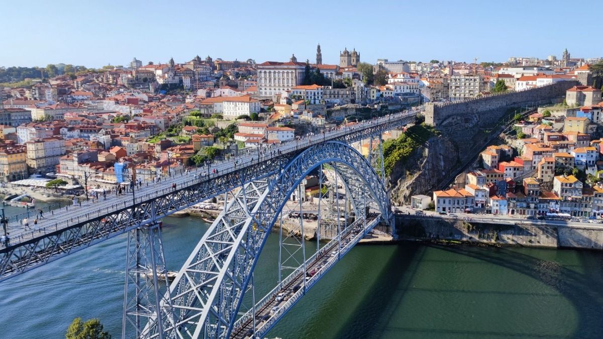 Luis I Bridge and Porto skyline on our Private Porto City Tour | Cooltour Oporto