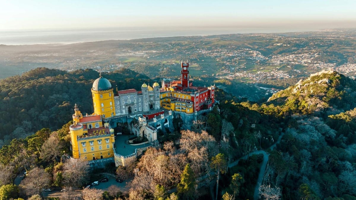 2DlC pena palace sintra electric car self guided tour