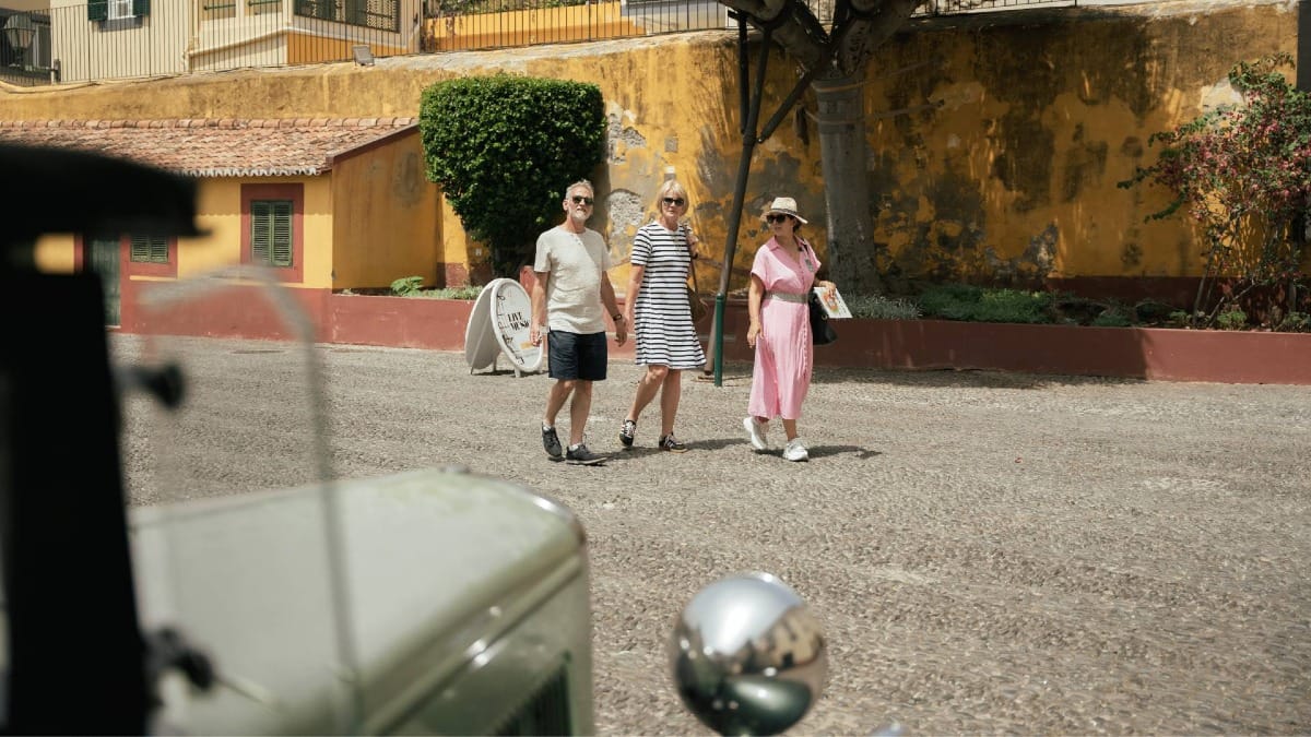 Stroll through Funchal as you move between top restaurants on this premium experience