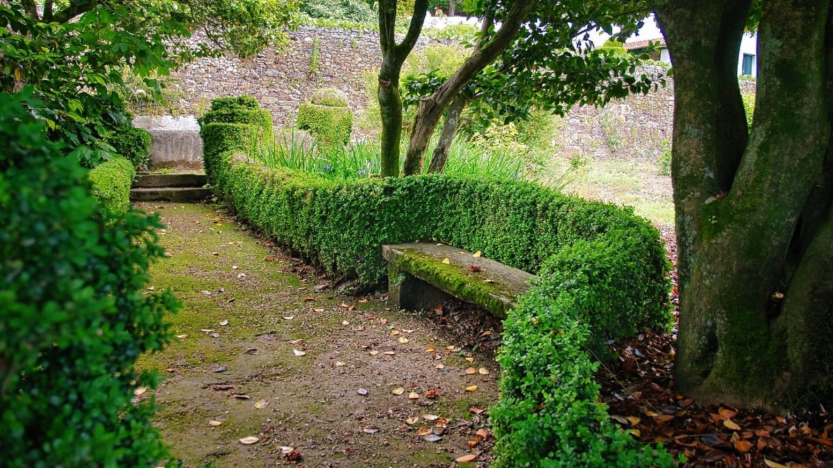 Explore peaceful corners of this historic family estate