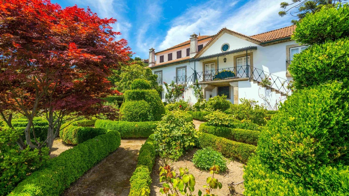Take time to explore the estate's gardens surrounded by Douro landscapes