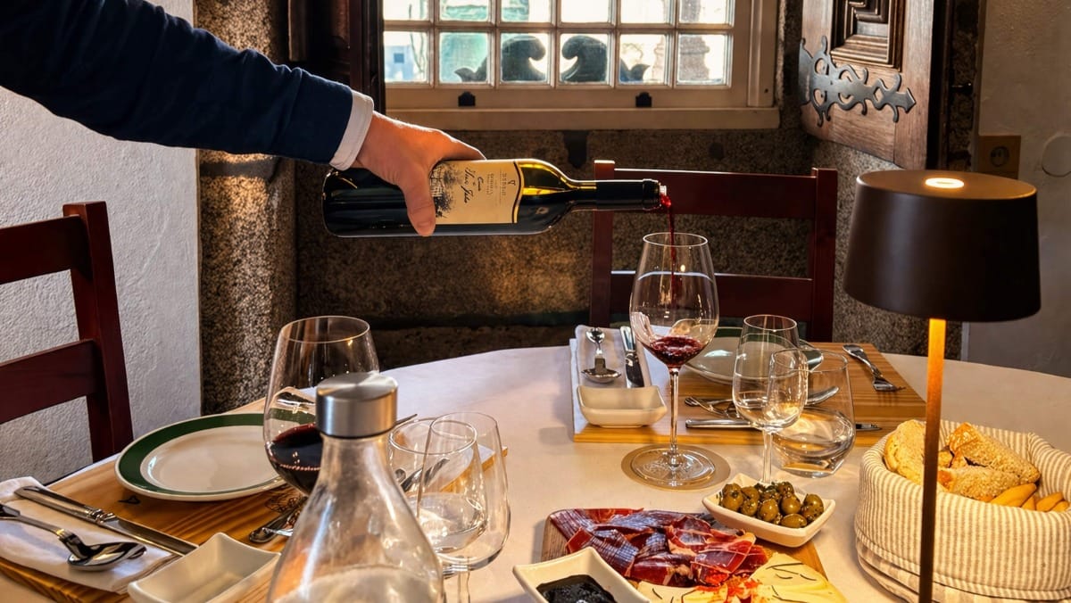 Sit down to a long, unhurried lunch paired with carefully selected Douro wines