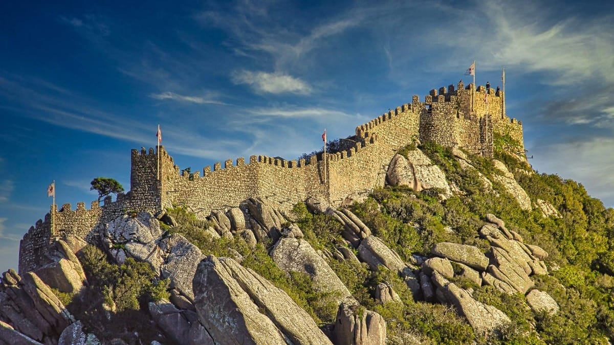 MHMy electric car sintra tour pena palace moorish castle