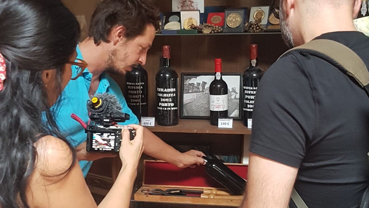 Aprendiendo sobre los vinos de Oporto vintage con un guía local en Quinta de Santa Eufémia