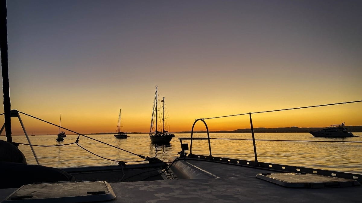SI9S faro private sunset boat tour half day