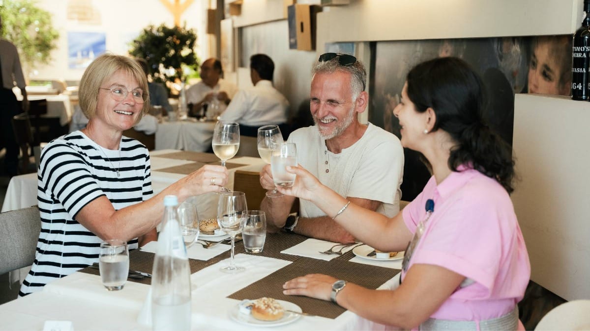 Enjoy a refined dining experience in a small group during your Madeira wine and food tour