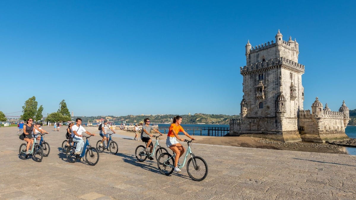bnZc belem tower lisbon bike tour
