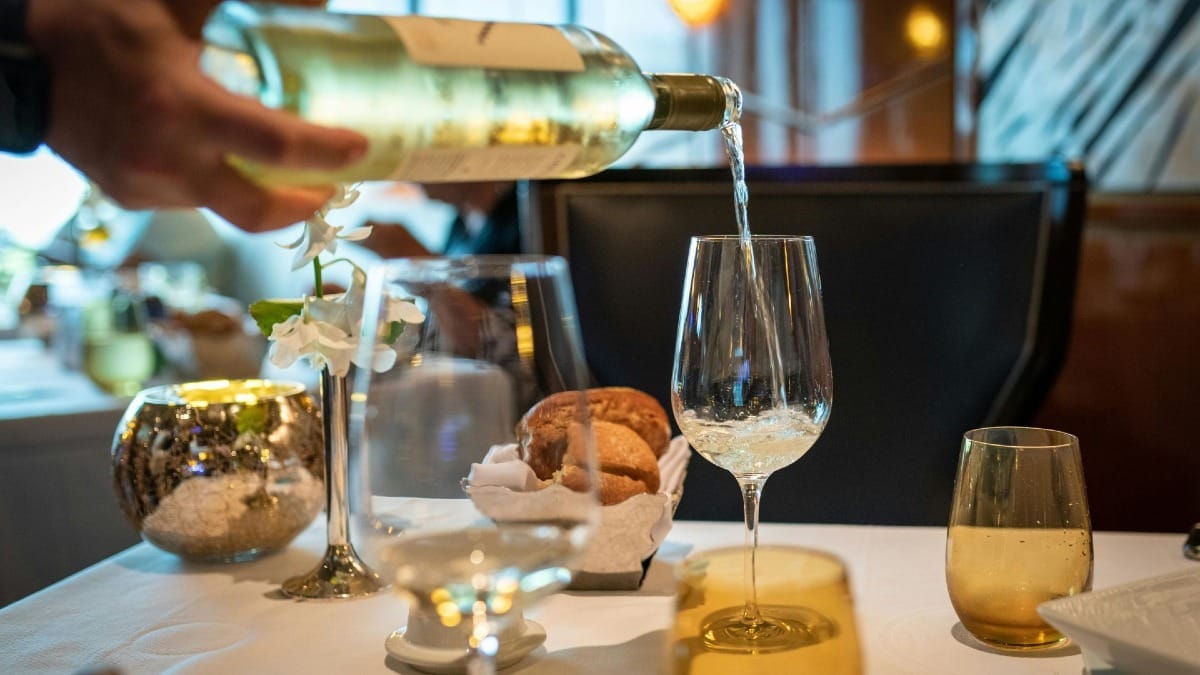 Vinho Verde served at local restaurant during the Private Minho Region Tour by Cooltour Oporto