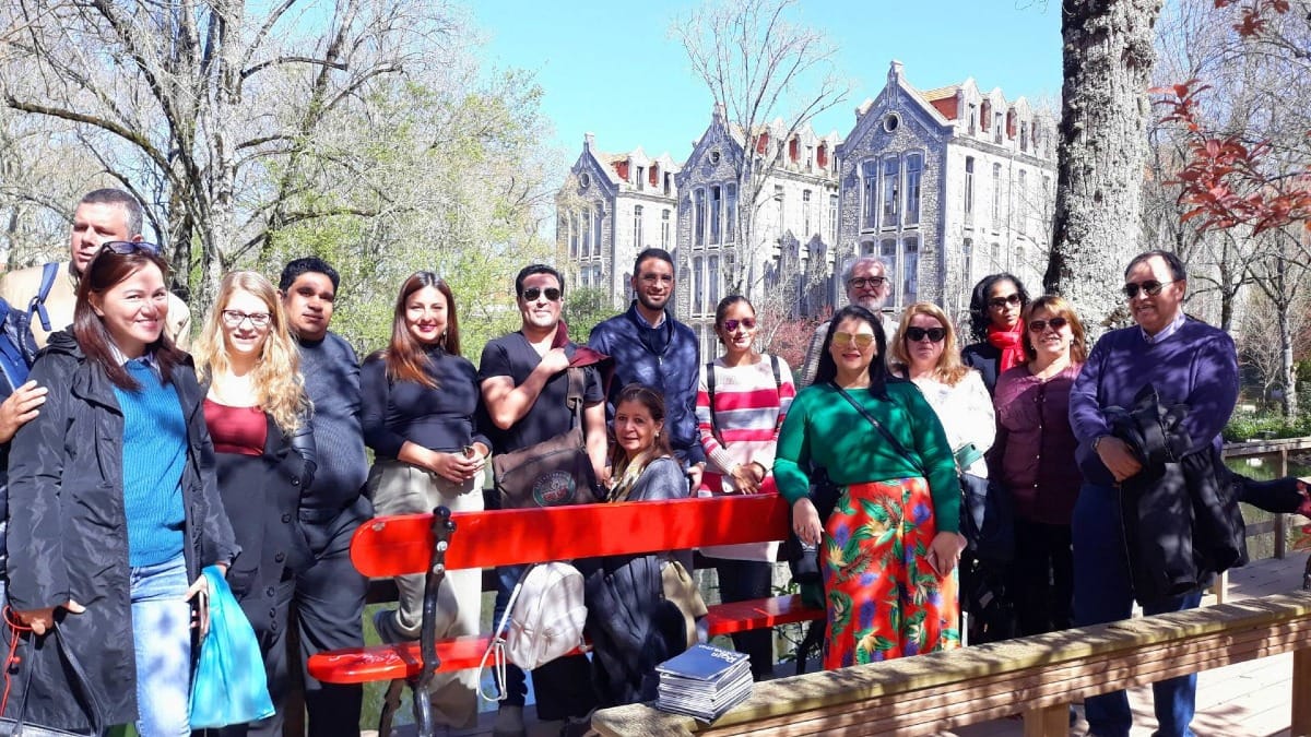 eTRD caldas rainha group photo tour d carlos park