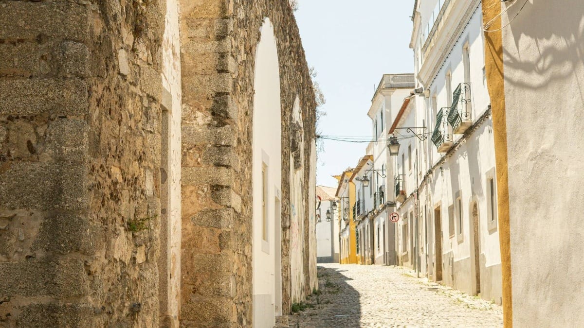 Une charmante promenade dans la vieille ville historique d'Évora, où les maisons blanchies à la chaux et les rues pavées capturent l'essence même de la vie dans l'Alentejo.