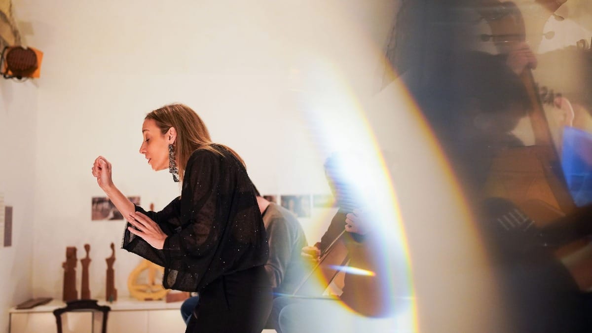 Chanteuse de Fado se produisant en direct à la Casa da Guitarra à Porto