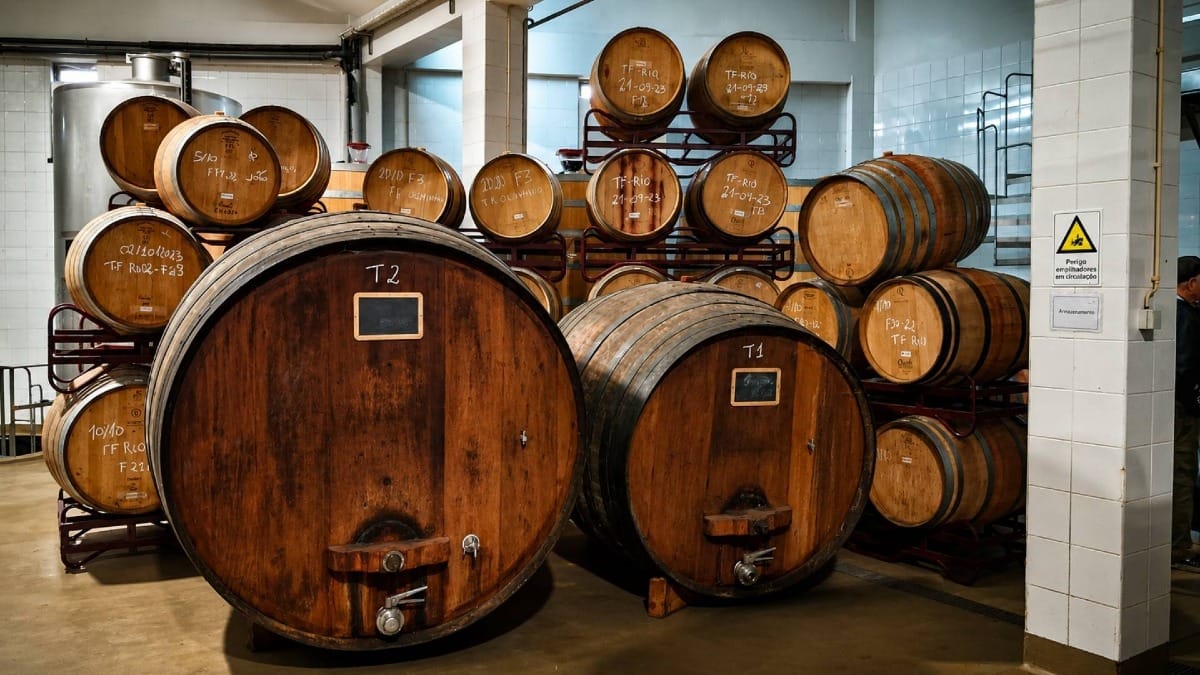 Oak ageing contributes complexity and character to Quinta da Pedra Alta wines