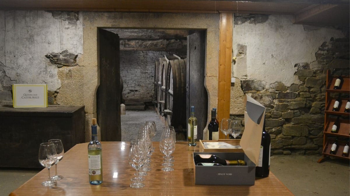 Port wine tasting inside an old Douro Valley house