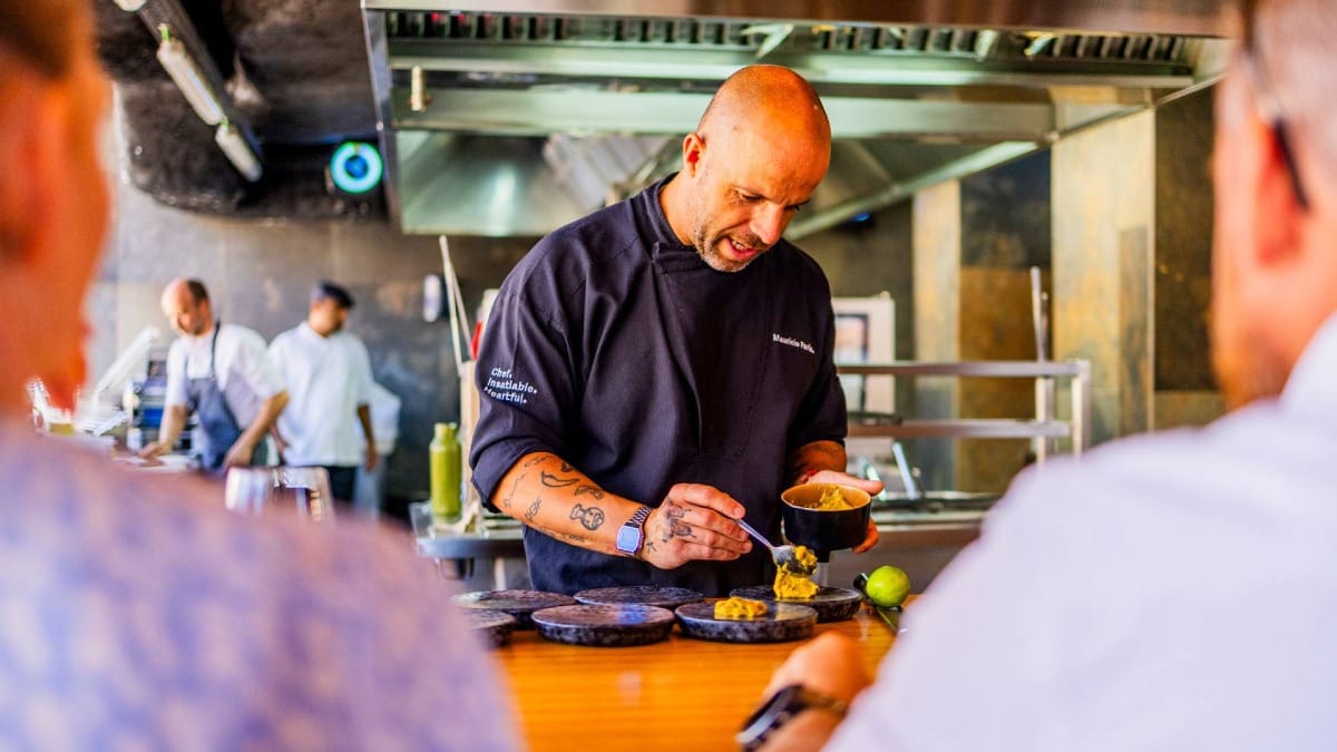 Interactúa con el chef, hazle preguntas y descubre sus secretos culinarios de primera mano