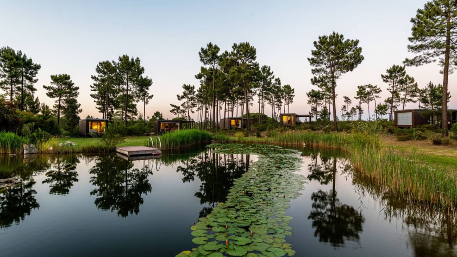 Foto de Cocoon Lodges, alojamento sustentável em Muda, Comporta