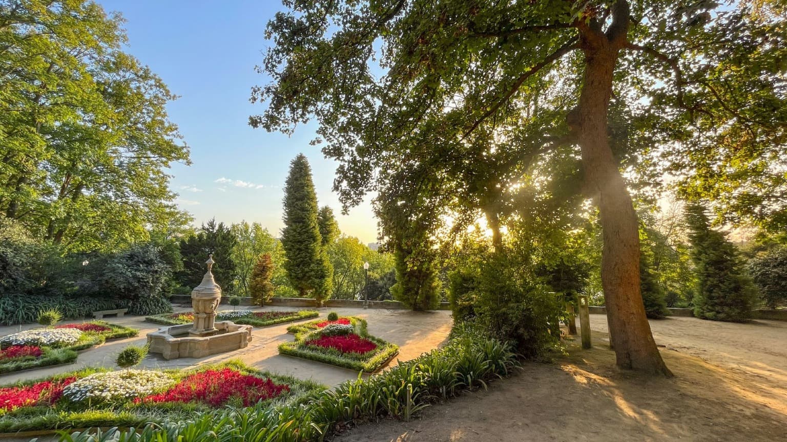 Image des jardins du Palacio de Cristal