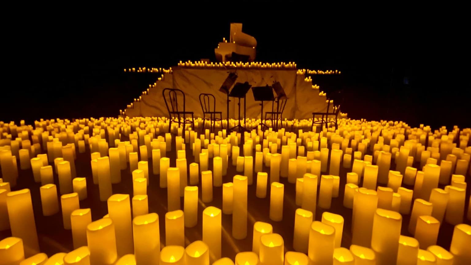 Imagem de um concerto Candlelight da Fever