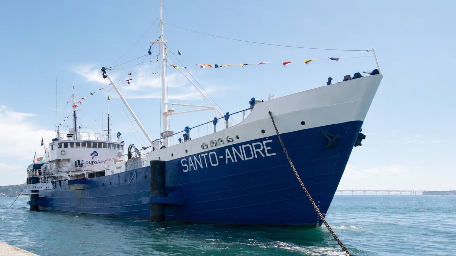 The Santo André, one of Portugal's historic White Fleet cod fishing ship