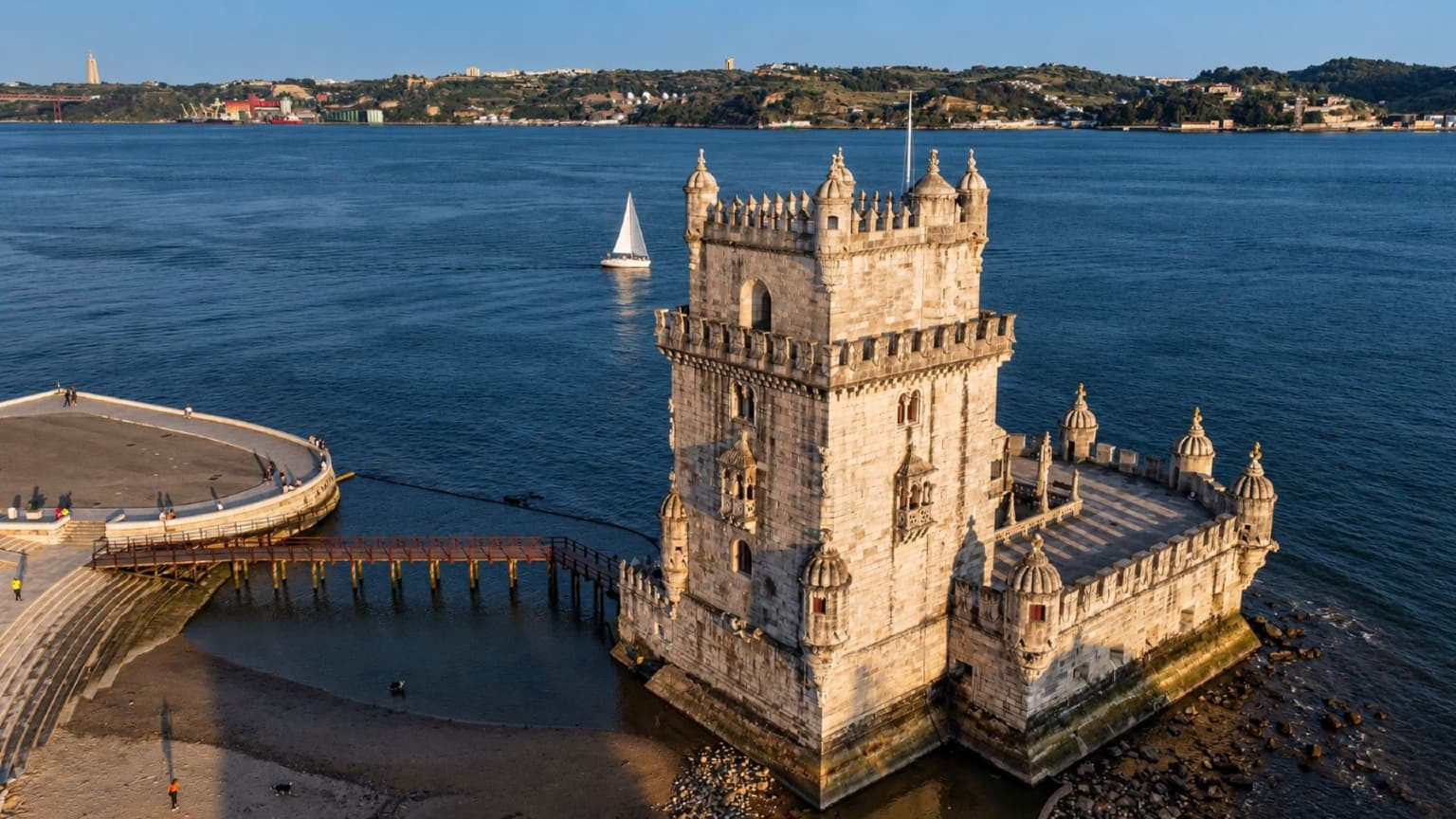 Belém Tower on the Tagus River in Lisbon
