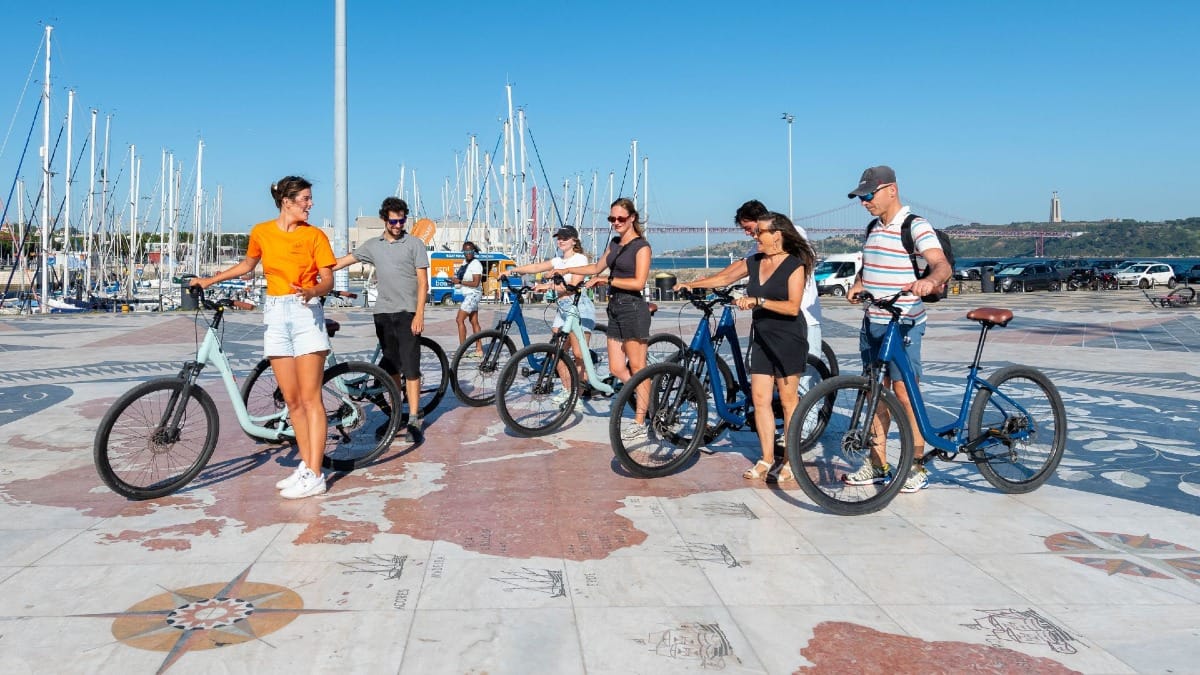 uB4G lisbon guide bike tour downtown belem