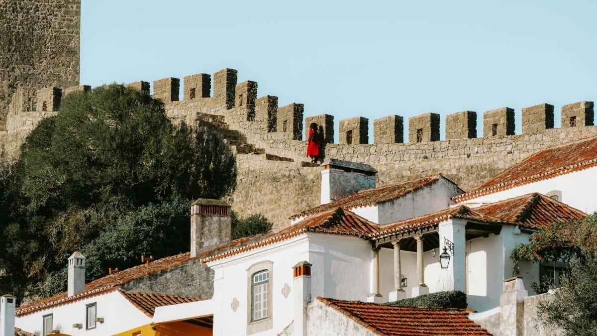 ukkS obidos castle walls tour