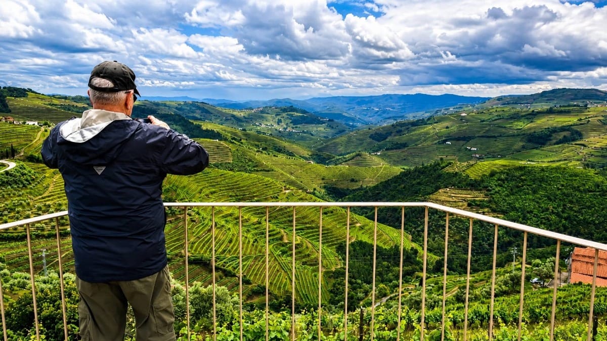 Capture unforgettable views across the terraced vineyards of the Douro Valley