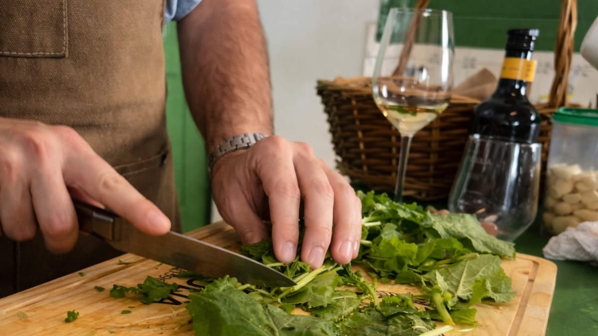 Work with fresh, seasonal ingredients sourced from the estate and local producers